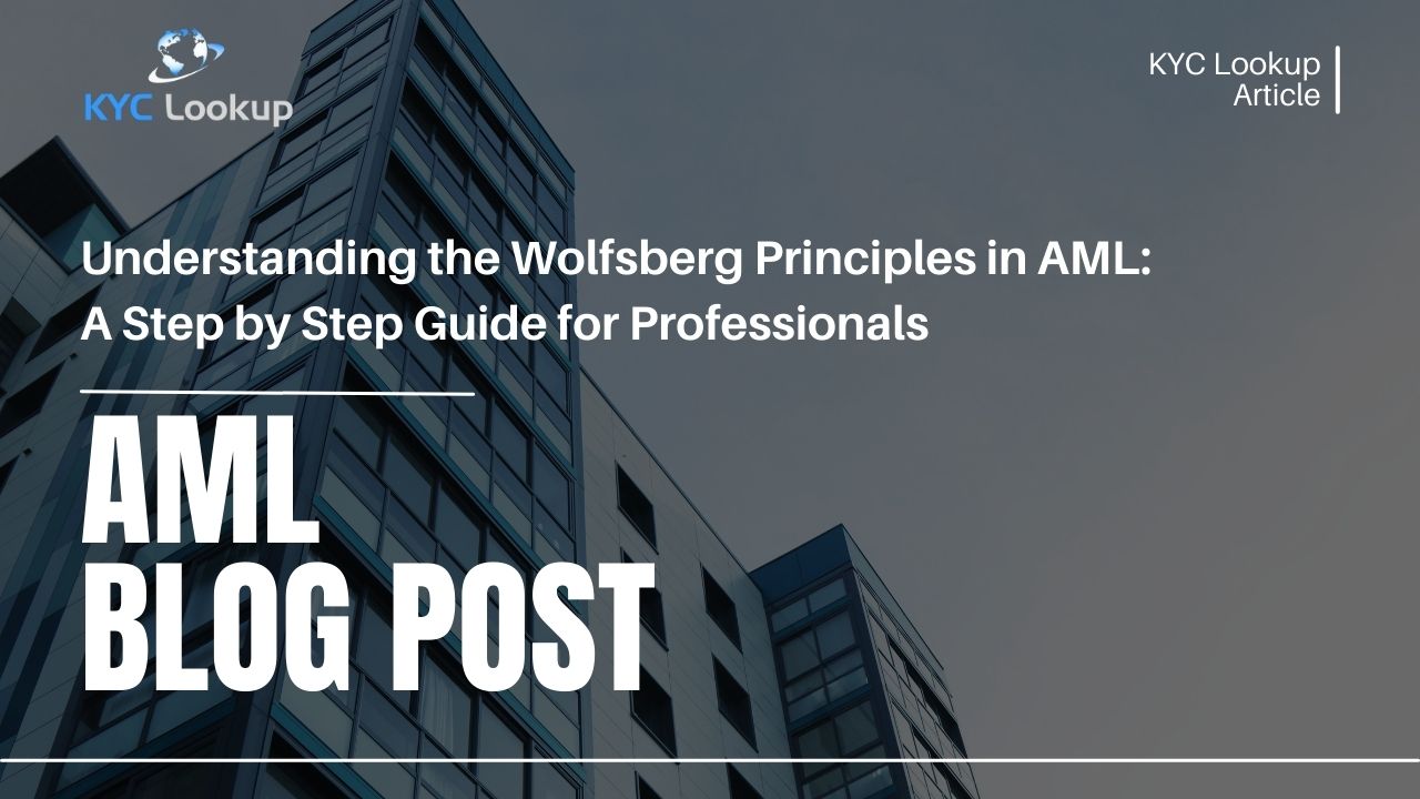 Understanding the Wolfsberg Principles in AML- A Step by Step Guide for Professionals - KYC Lookup